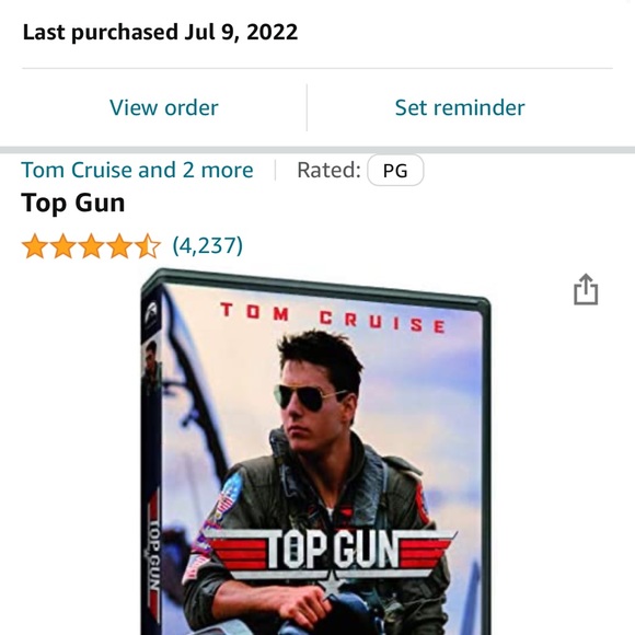 COPY - Top gun dvd - Picture 2 of 2